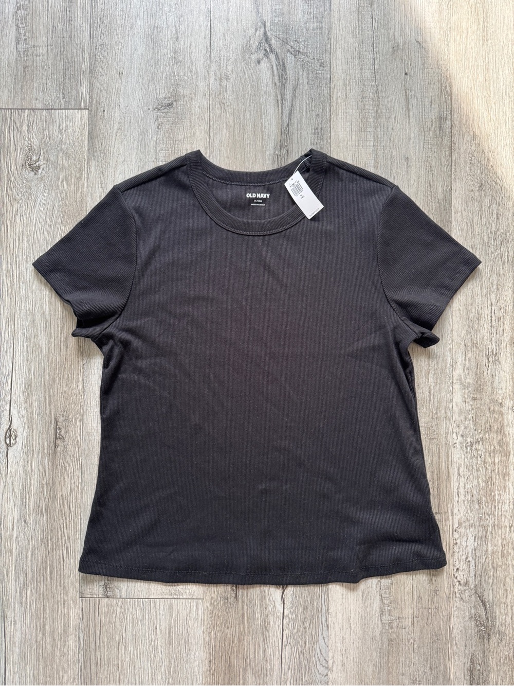 Old Navy Ribbed Black tee